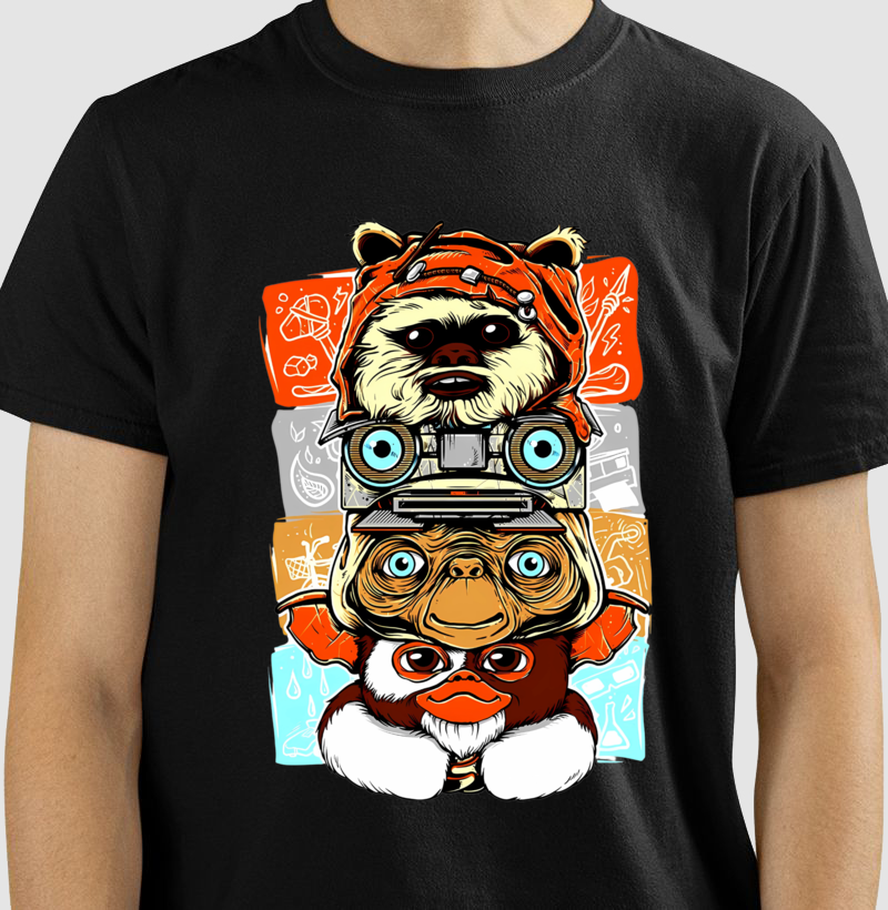 Nome do produto: Camisetas Monstrinhos
