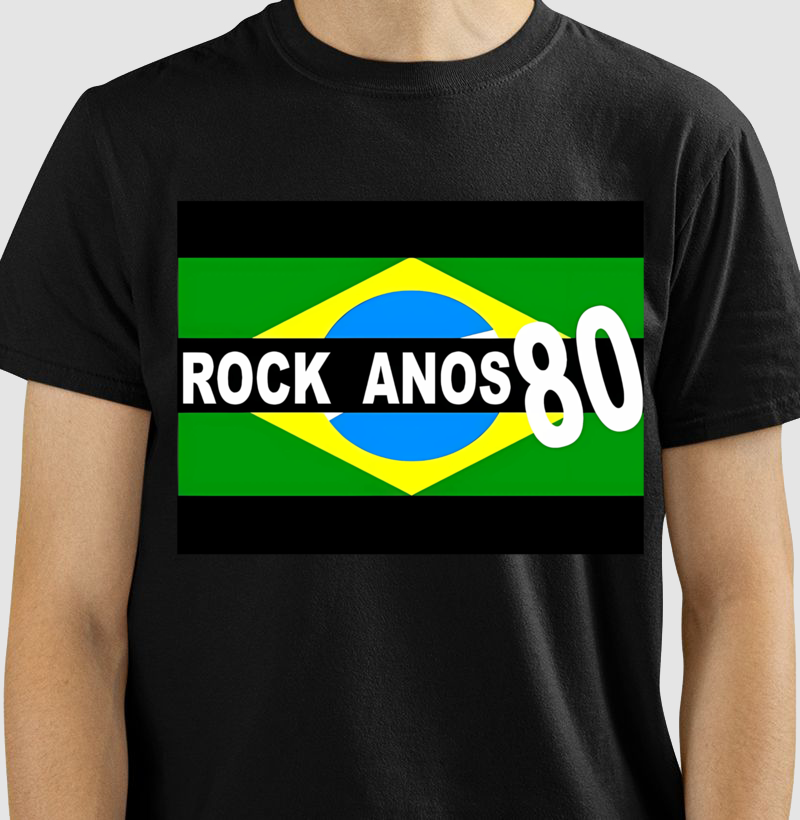 Nome do produto: Camisetas Rock Anos 80
