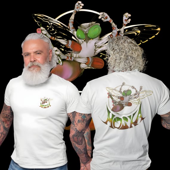 Camisetas A Mosca Frente Costas