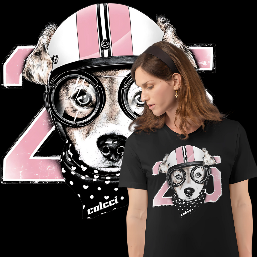 Nome do produto: Camisetas Colcci Cachorro Óculos