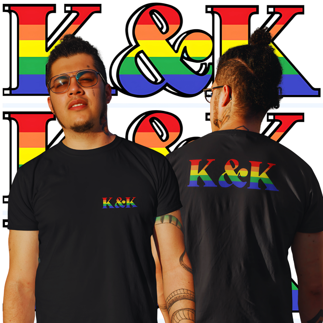 Nome do produto: Camisetas k & K Frente e Costas