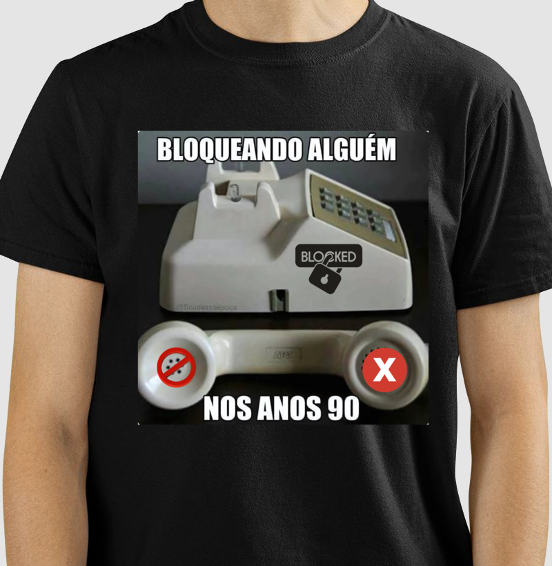 Nome do produto: Camisetas Bloqueado