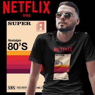 Camisetas Netflix VHS