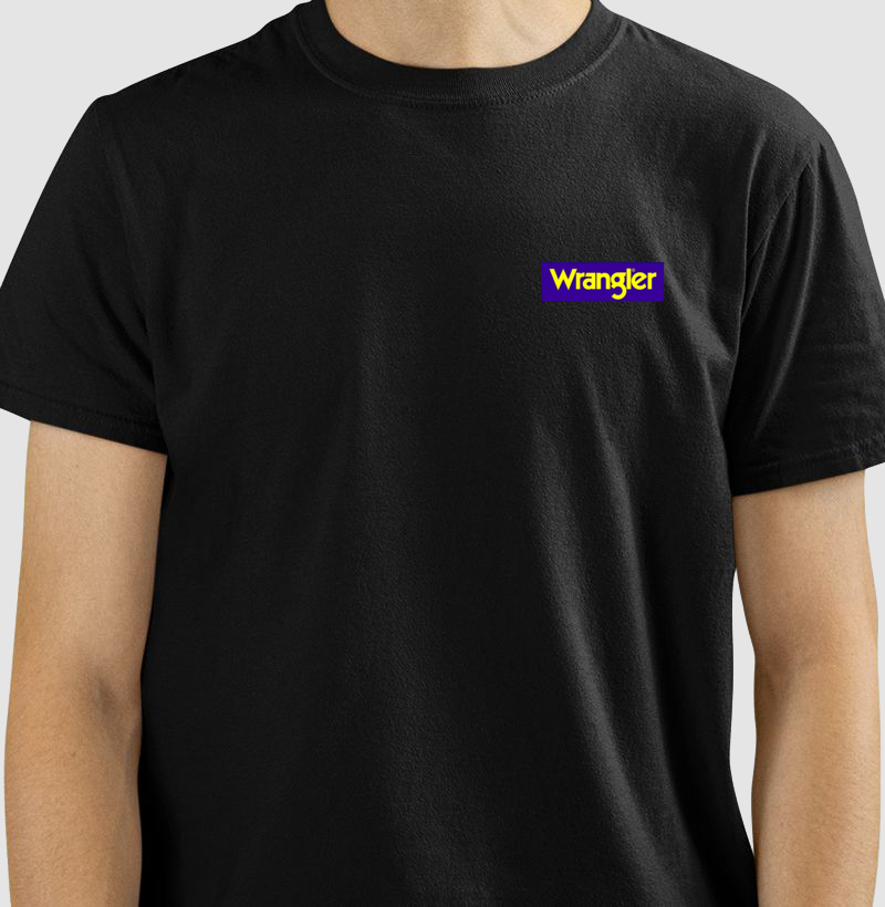 Nome do produto: Camisetas Wrangler Minimalista