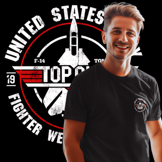 Nome do produto Camisetas Top Gun 2 Minimalista