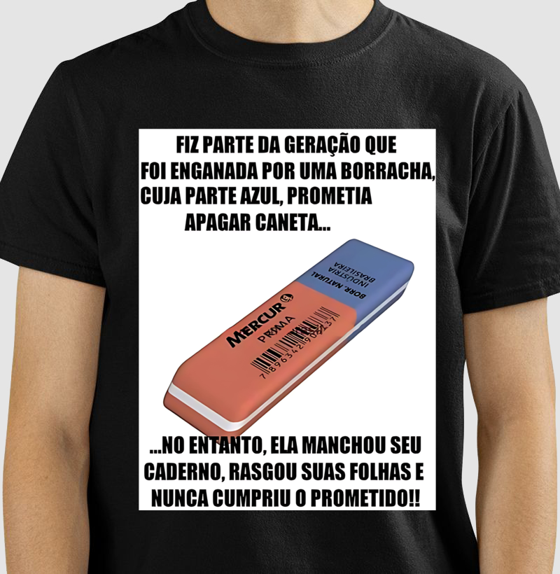 Nome do produto: Camisetas Borracha Mercur