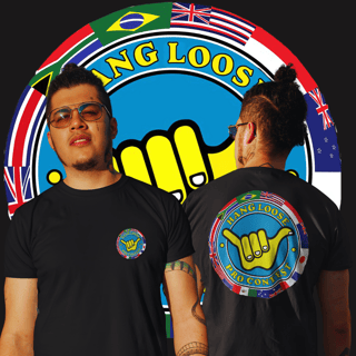Nome do produto Camisetas Hang Loose Frente/Costas
