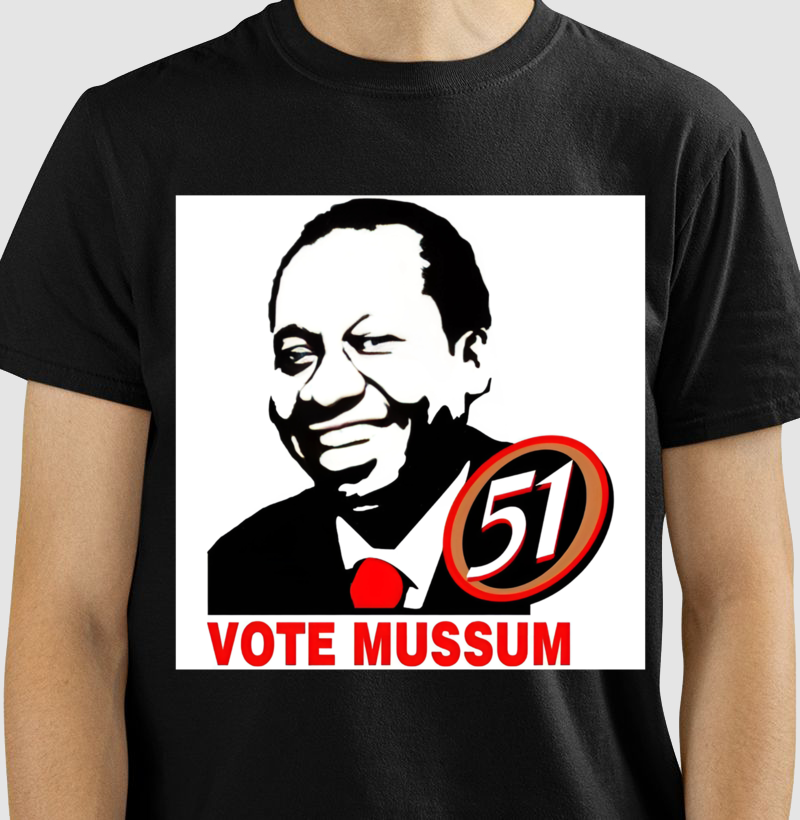 Nome do produto: Camisetas Vote Mussum