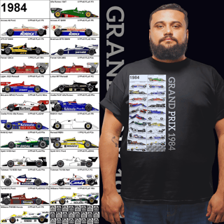Camisetas Grand Prix 1984