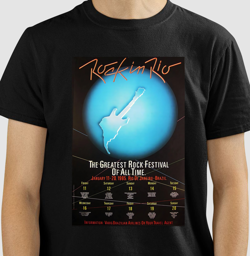 Nome do produto: Camisetas Rock In Rio 3