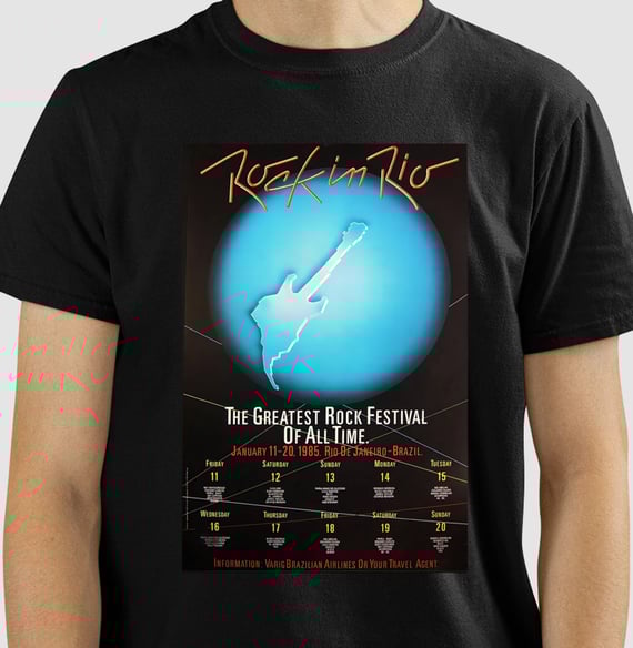 Camisetas Rock In Rio 3