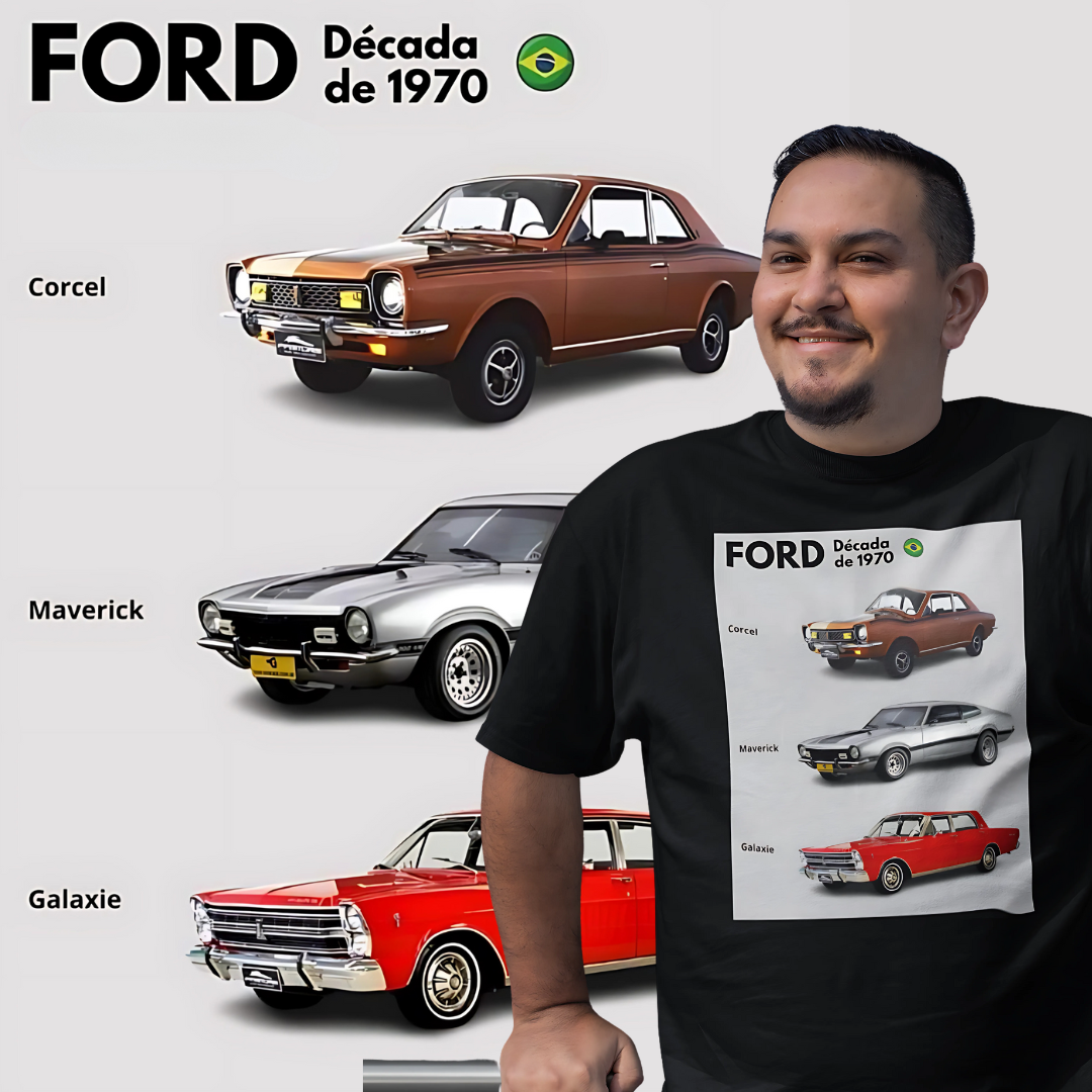 Nome do produto: Camisetas Ford DC 70