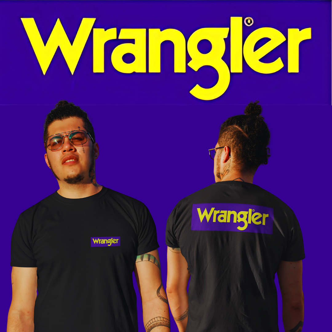 Nome do produto: Camisetas Wrangler Frente e Costas