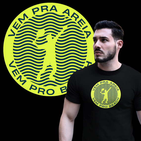 Camisetas Beach Vem Pra Areia