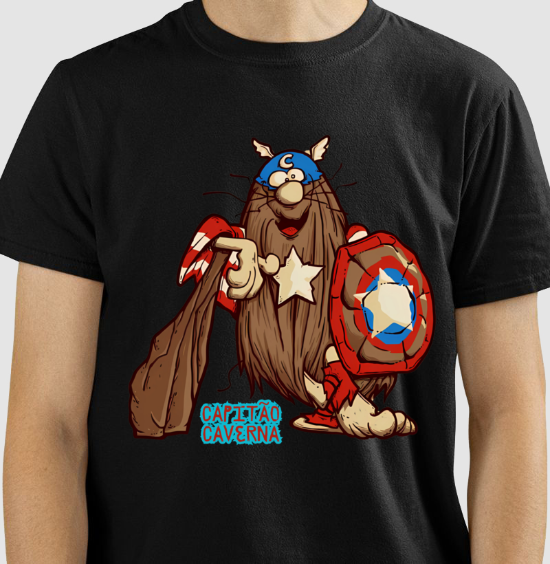 Nome do produto: Camisetas Capitão Caverna