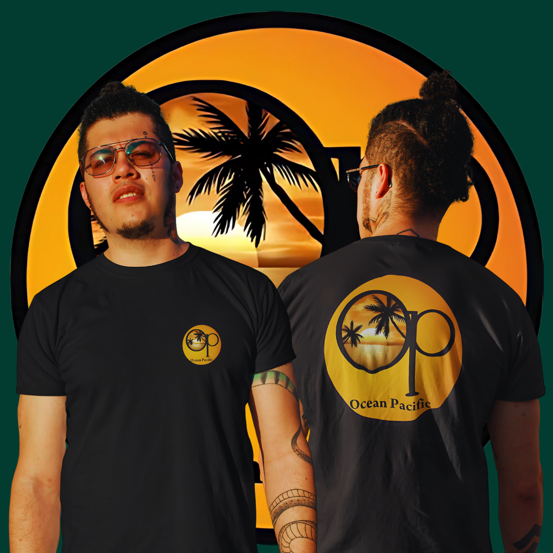 Nome do produto: Camisetas Ocean Pacific 2 Frente e costas