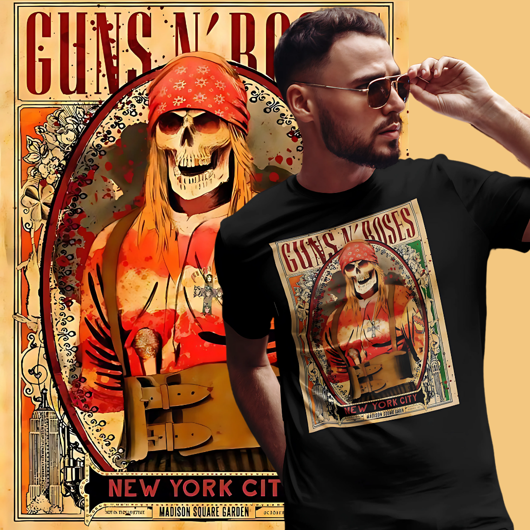 Nome do produto: Camisetas Guns N´Roses