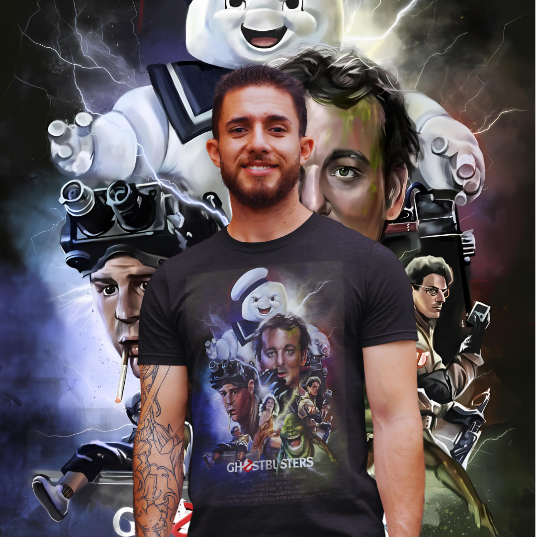 Nome do produto: Camisetas Caça Fantasmas