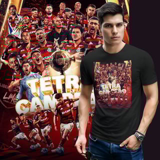 Nome do produto Camisetas Flamengo Tetra Campeão Libertadores