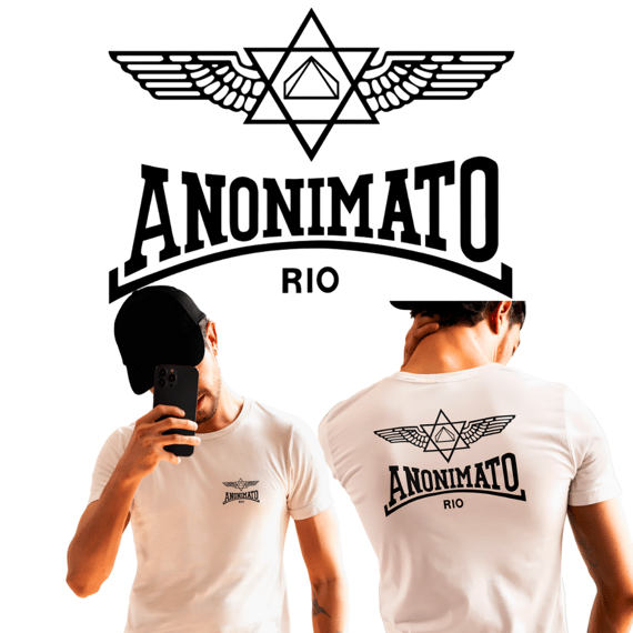Camisetas Anonimato Frente costas