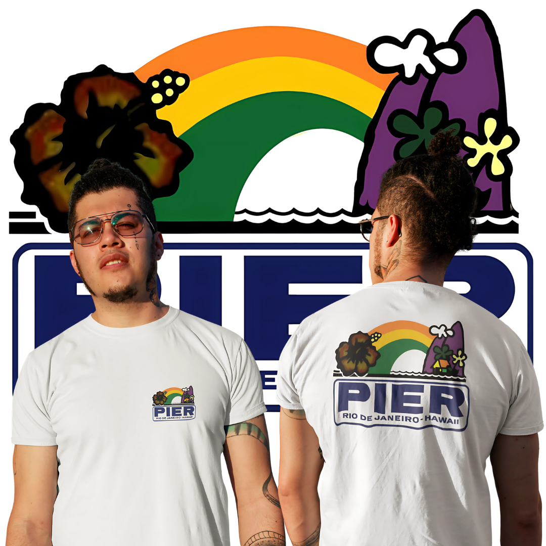 Nome do produto: Camisetas Pier Frente e costas