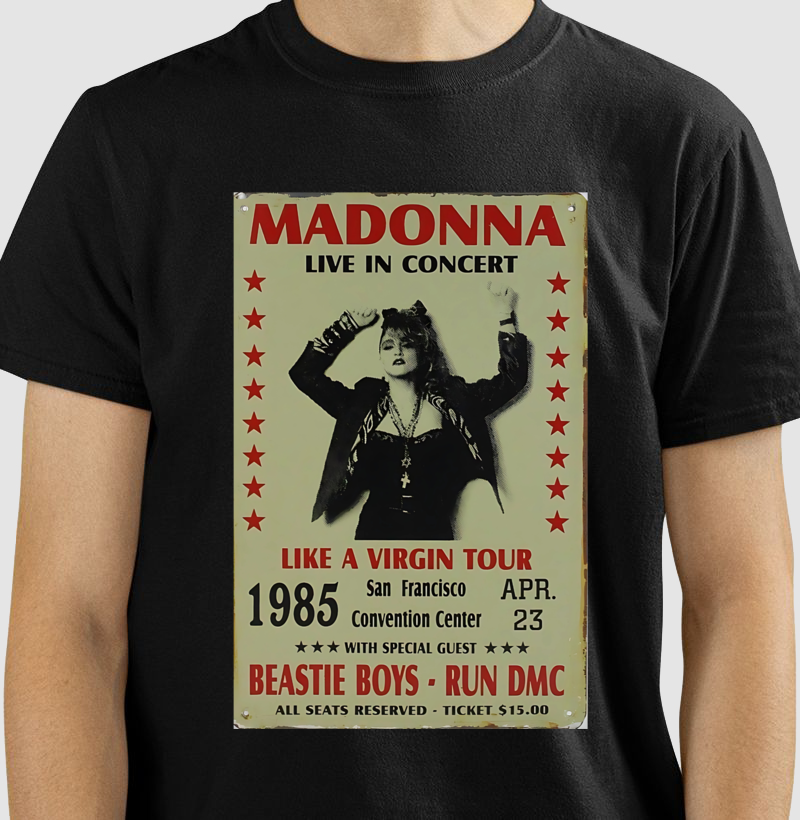 Nome do produto: Camisetas Madonna