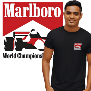 Camisetas Marlboro Championship Minimalista