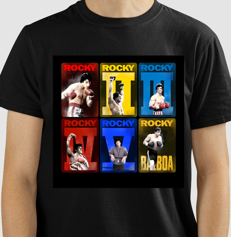 Nome do produto: Camisetas Coleção Rocky