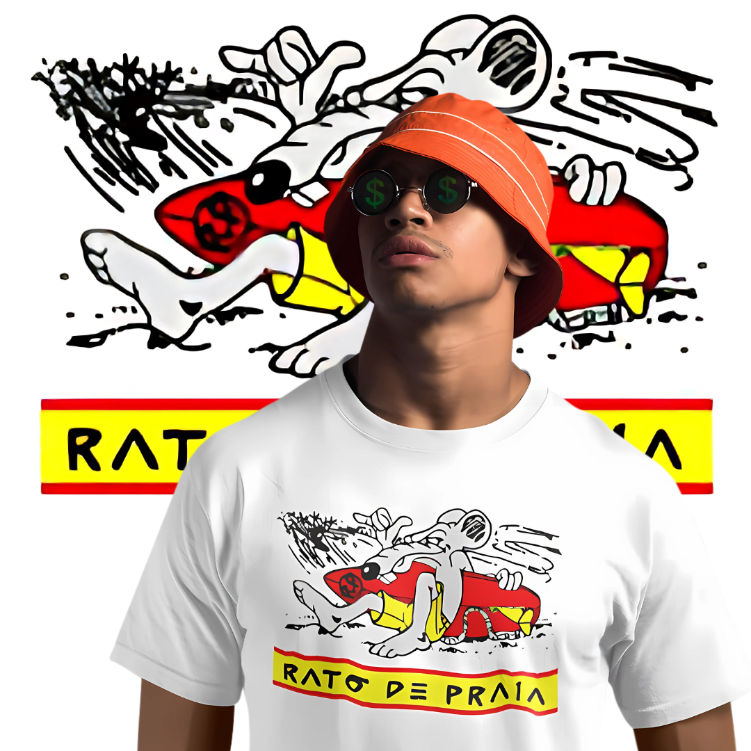Nome do produto: Camisetas Rato de Praia
