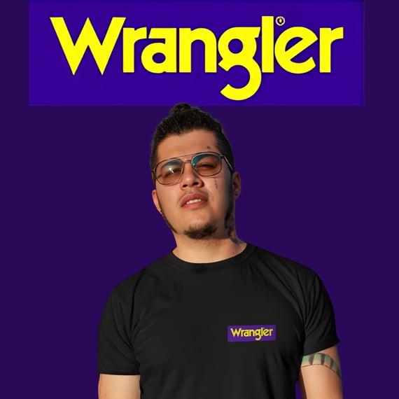 Camisetas Wrangler Minimalista