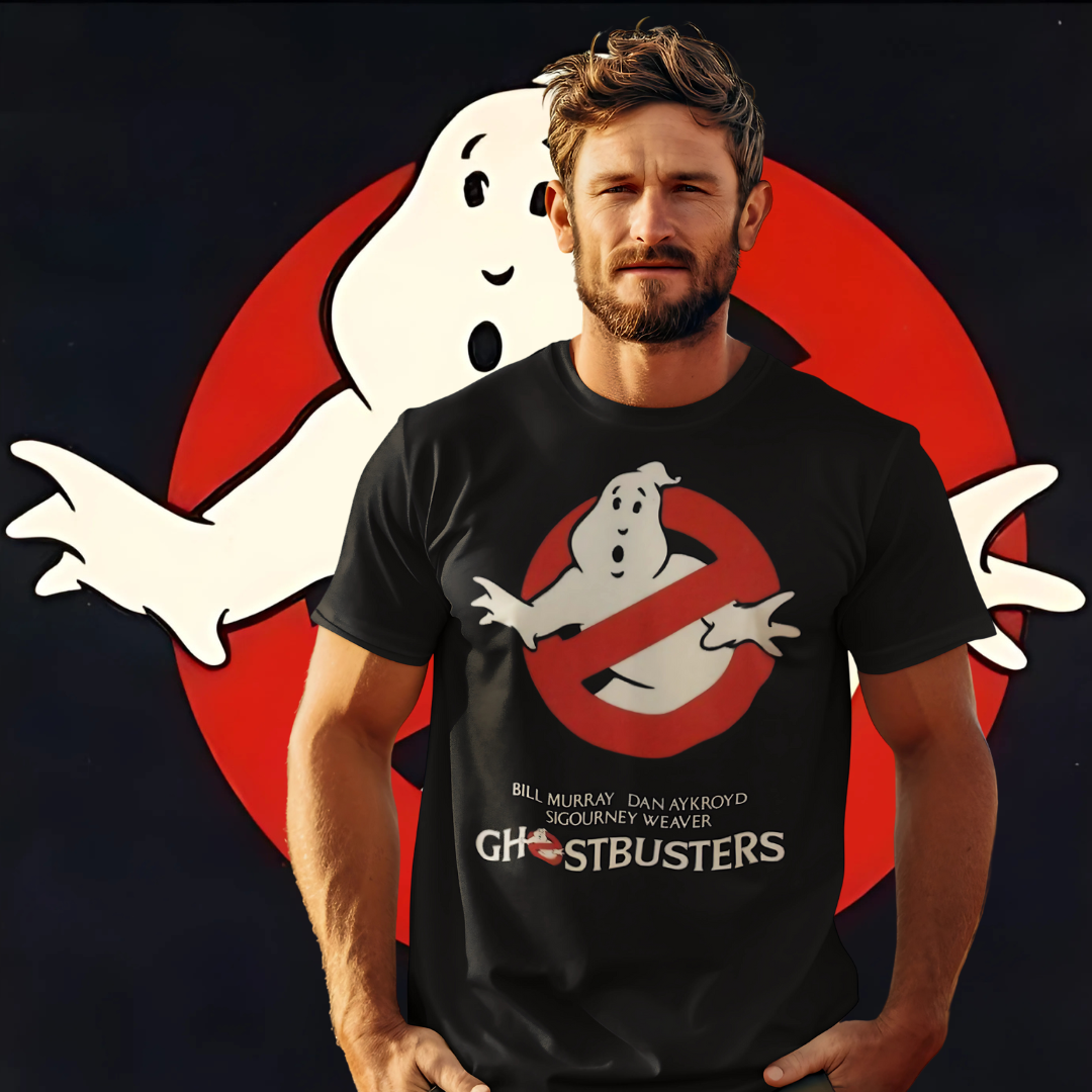 Nome do produto: Camisetas Caça Fantasmas Logo