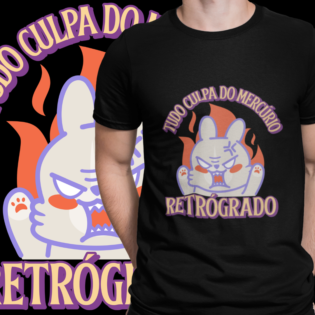 CAMISETA - MERCÚRIO RETRÓGRADO