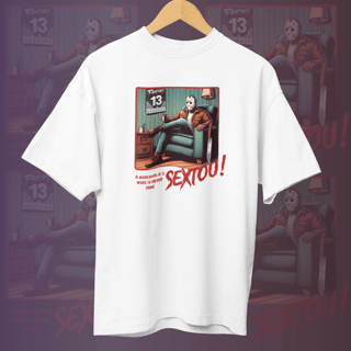 Nome do produto CAMISETA OVERSIZED - SEXTOU COM JASON (COLORS)