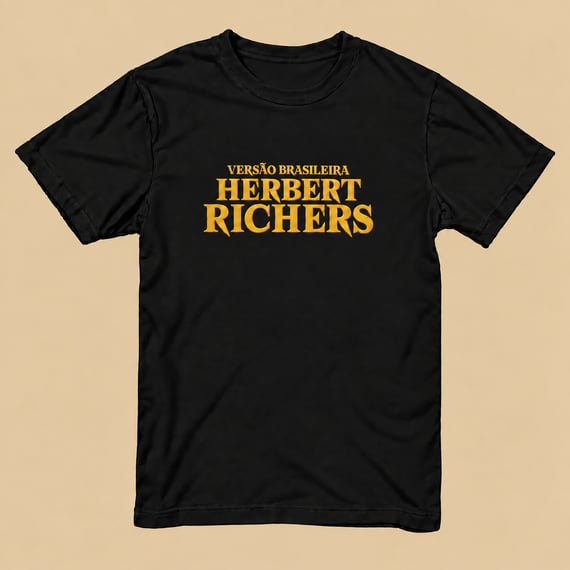 Camiseta Plus Size Versão Brasileira Herbert Richers