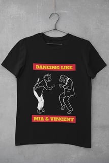 Nome do produto PLUS SIZE - PULP FICTION MIA & VINCENT (Estampa Branca)