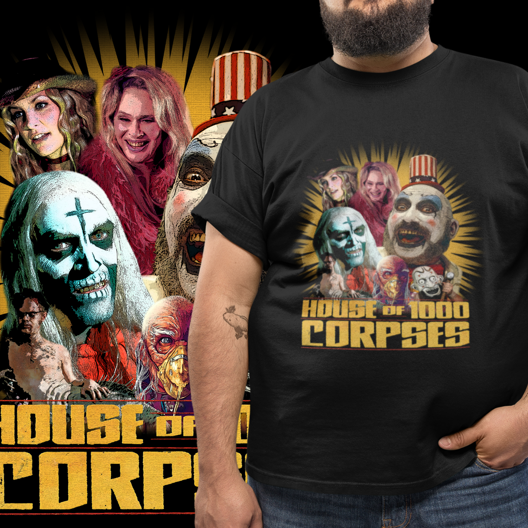 T SHIRT PLUS SIZE A CASA DOS 1000 CORPOS - HOUSE OF 1000 CORPSES