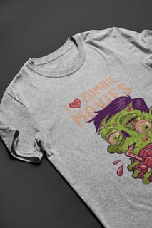 Nome do produto CAMISETA - I LOVE ZOMBIE MOVIES