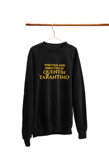 Nome do produto MOLETOM - QUENTIN TARANTINO (WRITTEN AND DIRECTED BY)