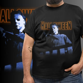 T-SHIRT PLUS SIZE HALLOWEEN - MICHAEL MYERS