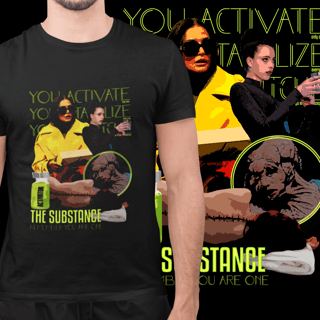 CAMISETA - A SUBSTÂNCIA - YOU ARE ONE (PRETA)