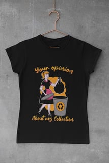 Nome do produto BABY LOOK - YOUR OPINION ABOUT MY COLLECTION - PRETA