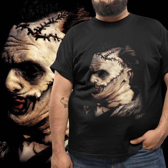 T-SHIRT PLUS SIZE LEATHERFACE | VQA