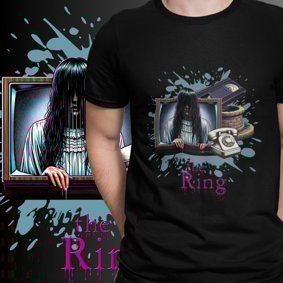 CAMISETA - O CHAMADO (THE RING) - PRETA