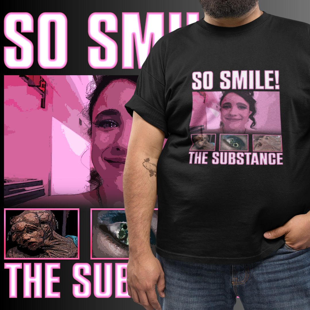 T-SHIRT PLUS SIZE - A SUBSTÂNCIA - SO SMILE