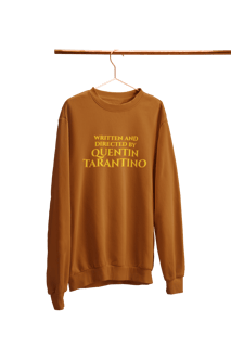 Nome do produto MOLETOM - QUENTIN TARANTINO (WRITTEN AND DIRECTED BY)