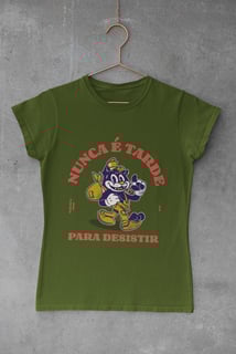 Nome do produto BABY LOOK - NUNCA É TARDE PARA DESISTIR