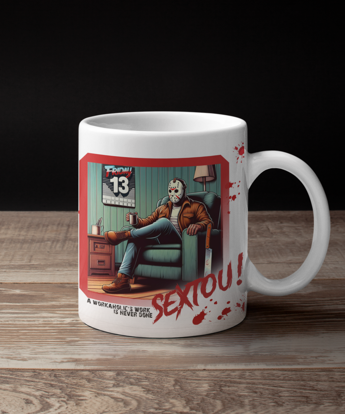 CANECA SEXTOU COM JASON - SEXTA 13