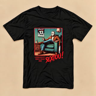 Camiseta Sextou com Jason - PRETA