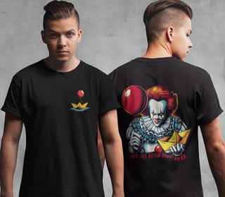 Nome do produto CAMISETA PENNYWISE IT A COISA - FRENTE E COSTAS