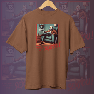 Nome do produto CAMISETA OVERSIZED - SEXTOU COM JASON (COLORS)